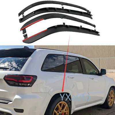 #ad US Ship 4PCS FRONTREAR Fender Flares Extensions For Jeep Grand Cherokee 14 20 $89.99
