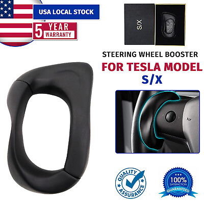 #ad Steering Wheel Booster Assisted Counterweight Ring For Tesla Model S X Autopilot $35.84