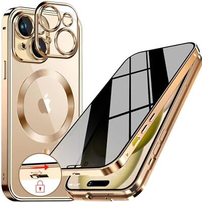 #ad Upholyee CD Metal Ring amp; Automatic Pop up Lock Magnetic Privacy Case for iPho... $75.61