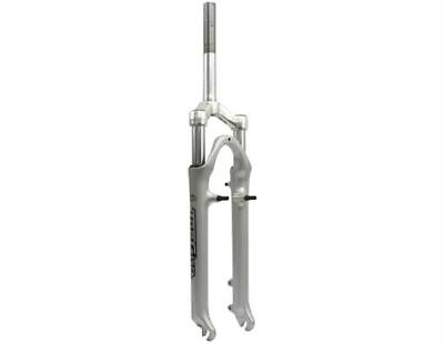 #ad NEW ABSOLUTE GENUINE ALLOY 26quot; SUSPENSION FORK 1 INCH THREADED IN SILVER. $104.99