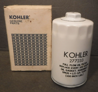 Kohler 277233 Oil Filter Genuine Kohler Replacement Parts NOS $14.95