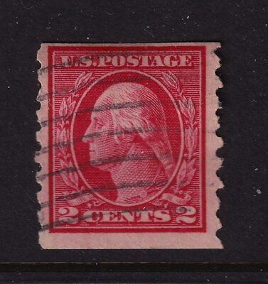 1912 Sc 413 early coil issue used single perf 8½ vertical CV $50 13 $32.50