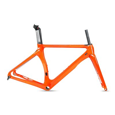 #ad #ad Carbon Fiber Road Bike Frameset 700*25c Thru Axle 142*12mm bicycle Frame $778.68