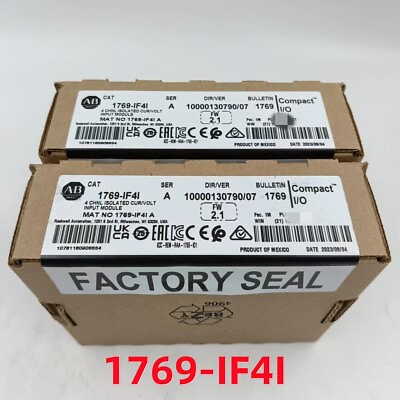 #ad 1769 IF4I SER A Compact I O Analog Input Module New Factory Sealed AB 1769IF4I $688.75