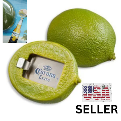 #ad Corona Extra Lime Shape Vintage Magnetic Bottle Opener $9.98