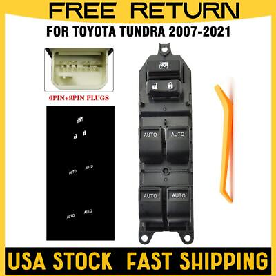 #ad Driver Side LED Power Window Switch Auto Down Up Fit For Toyota Tundra 2007 21 $30.99