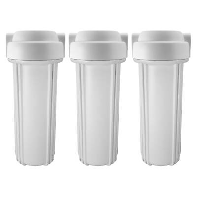 #ad White Double O Ring Standard 10quot; Filter Housing for Reverse Osmosis Systems 3 PK $39.99