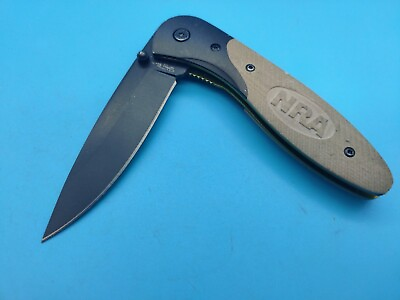 #ad NRA ILA Stone River Plain Folding Liner Pocket Knife Pocket knife Two Tone Nice $13.59