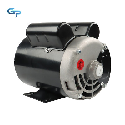 #ad 3.7 HP Electric Motor 3450 RPM Compressor Duty 56 Frame 1 Phase 5 8quot; Shaft 230 V $154.99