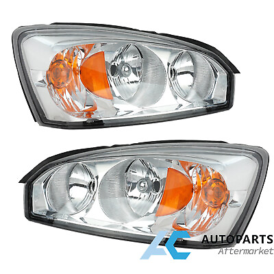 #ad Headlights for 04 07 Chevy Malibu Maxx 08 Malibu Classic Headlamps Assembly Pair $83.89