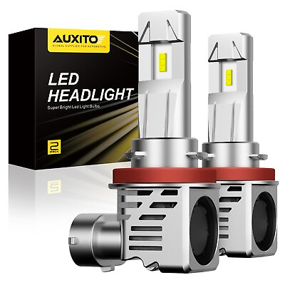 #ad 2X AUXITO H11 H9 H8 LED White Headlight Kit Low Beam 24000LM Fog Light Bulb EXV $35.99