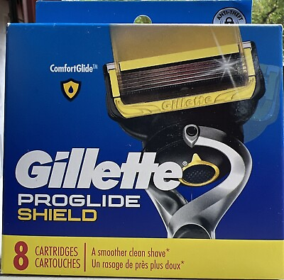 #ad Gillette ProGlide Shield Razor Blades Refill Cartridges Factory Sealed 8 Pack $21.90