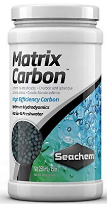 #ad Seachem Matrix Carbon High Efficiency Spherical Carbon 250 mL $16.60