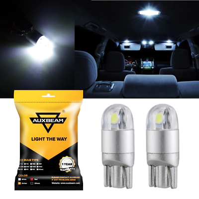 #ad AUXBEAM T10 168 194 2825 W5W LED Car Door amp; License Light Turn Signal Lamp Bulbs $10.98