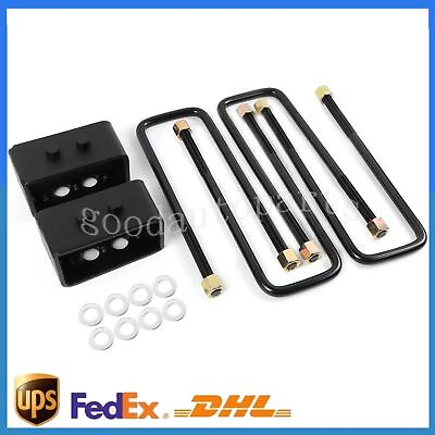 #ad 2Pcs 3quot; Rear Leveling Lift Kit Compatible 2004 2020 Black For F150 2WD 4WD $57.29