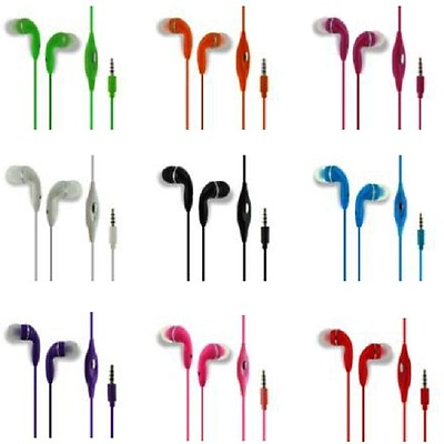 #ad 3.5mm Handsfree Earphones Headphones Headset Earbuds w Mic For BLU Cell Phones $8.07