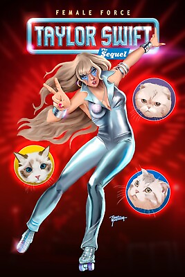 #ad Female Force: Taylor Swift #2 The Sequel comic book SWIFTIES NEW DAZZLER CATS $29.99