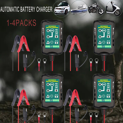 #ad 6V 12V Automatic Battery Charger Maintainer Motorcycle Trickle Float for Tender $69.34