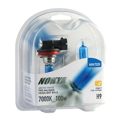 #ad Nokya Arctic White Pro Halogen Headlight Bulbs H9 100w 7000K Stage 2 NOK7225 NEW $19.71