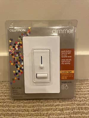 #ad Lutron Dimmer White NEW $30.00