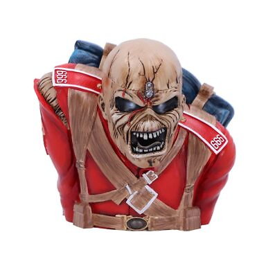 #ad Nemesis Now Officially Licensed Iron Maiden The Trooper Bust Box Sm UK IMPORT $33.84