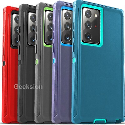 For Samsung Galaxy Note 20 Ultra 10 Plus 9 8 Heavy Duty Shockproof Case Cover $8.89