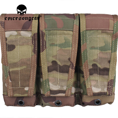 #ad Emersongear Tactical Flap Triple Magazine Pouch Mag Storage Purposed Bag Molle $35.95