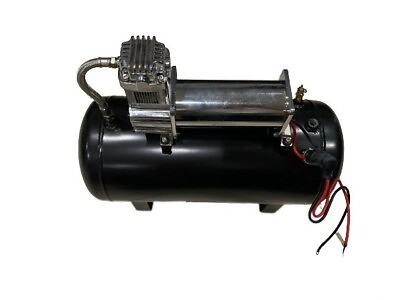 #ad Single Compressor 5 Gallon Tank Air Ride Suspension air horn 12v train horn $148.00