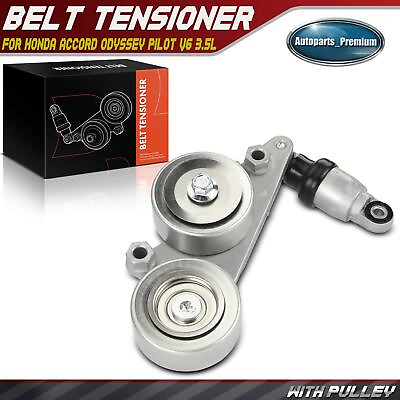 #ad Engine Belt Tensioner Assembly w Pulley for Honda Accord Odyssey Pilot V6 3.5L $32.49