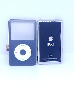 #ad Ipod Classic 7th gen 160gb NEW Gray faceplate Front Cover clickwheel backplate $35.99