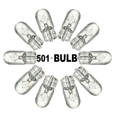 #ad 501 SIDE LIGHT NUMBER PLATE PUSH IN CAR BULBS CAPLESS 12V 5W FITS SEAT GBP 8.50