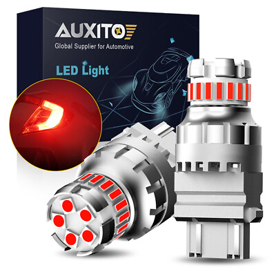 #ad AUXITO 3157 3156 LED Flashing Brake Stop Stobe Tail Light Bulb Blinker Bulb 2F23 $13.59