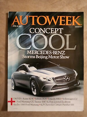 #ad Autoweek Magazine April 30 2012–Concept Cool: Mercedes Benz Beijing Motor Show $15.99