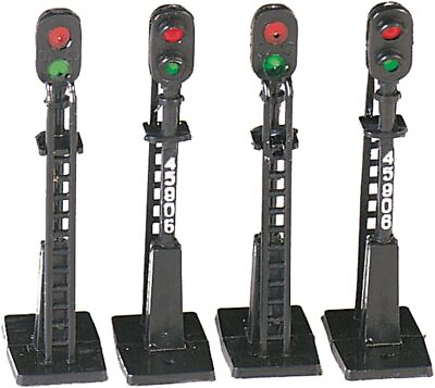 #ad Bachmann Trains Scenery Accessories BLOCK SIGNALS 4 pcs HO Scale $26.24