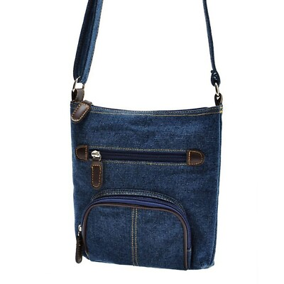 #ad Cross Body Messenger Denim Shoulder Bag Casual Purse Women Handbag Casual Bag $13.85