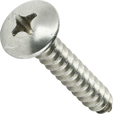 #ad #6 x 3 4quot; Truss Head Sheet Metal Screws Self Tapping Stainless Steel Qty 100 $16.89