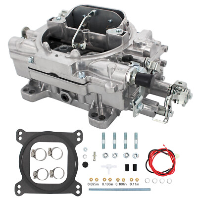4BBL Carburetor 600CFM Manual Choke W Fuel level Window Replace Edelbrock 1405 $180.00