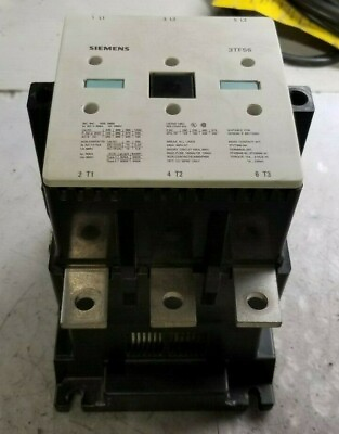 #ad SIEMENS SIZE 6 CONTACTOR 208 VAC COIL 600 VAC 400 HP 3TF5622 0AM2 $1349.99