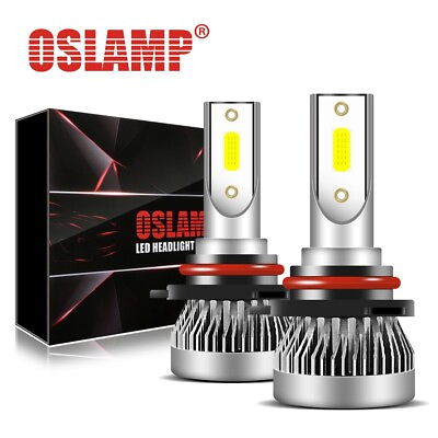 #ad OSLAMP 9005 HB3 H10 9145 COB LED Headlight Kits Bulbs 1500W 225000LM 6000K White $14.98