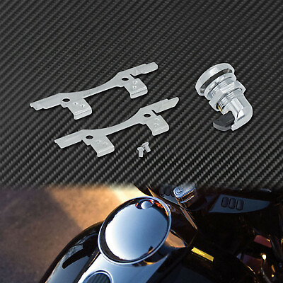 #ad #ad 1X Motorcycle Fuel Door Latch Push Button Fit For Touring Road Glide 1992 2023 $12.34
