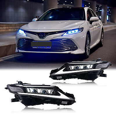 #ad LED Sequential Headlights For Toyota Camry 8Th Gen 2018 2023 Front Lamps Pair $509.99