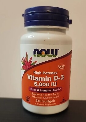 #ad #ad Now Foods High Potency Vitamin D 3 5000 IU 240 Softgels $12.99