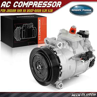 #ad A C Compressor for Jaguar XKR XK 07 09 XJR XJ8 Vanden Plas 04 09 Super V8 05 09 $189.00