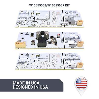 #ad W10515058 and W10515057 Advanced Refrigerator LED Light Driver replacement kit $24.99