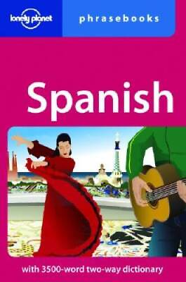 #ad Spanish: Lonely Planet Phrasebook Paperback By Marta Lopez GOOD $3.59