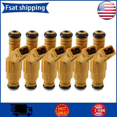 #ad 6x Fuel Injector 0280155700 For Jeep 1993 1998 Grand Cherokee 1991 1998 Wrangler $42.19