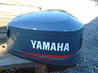 #ad #ad Used Yamaha 115hp Outboard Motor Top Cowling Assy 115 130 hp hood 6N6 6N7 42610 $287.40
