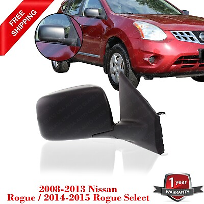 #ad Mirror Passenger Side For 2008 2013 Nissan Rogue 2014 2015 Rogue Select $77.12