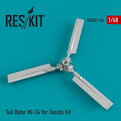 #ad ResKit RSU48 0126 Scale 1:48 Tail Rotor Mi 24 for Zvezda kit plastic model kit $16.95