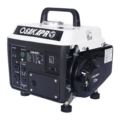 #ad 900W Portable Generator Home Outdoor Low Noise 71cc 2 stroke Gas Power Generator $294.45